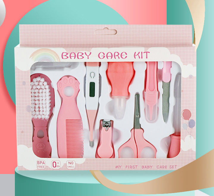 Wholesale Baby care kit Grooming kit newborn gift set  with 10 in 1 for infant supplier manufacturer