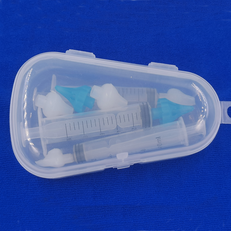 wholesale baby nasal syringe nasal aspirator nose sucker irrigator 4 in 1 for baby nose cleaner supplier manufacturer