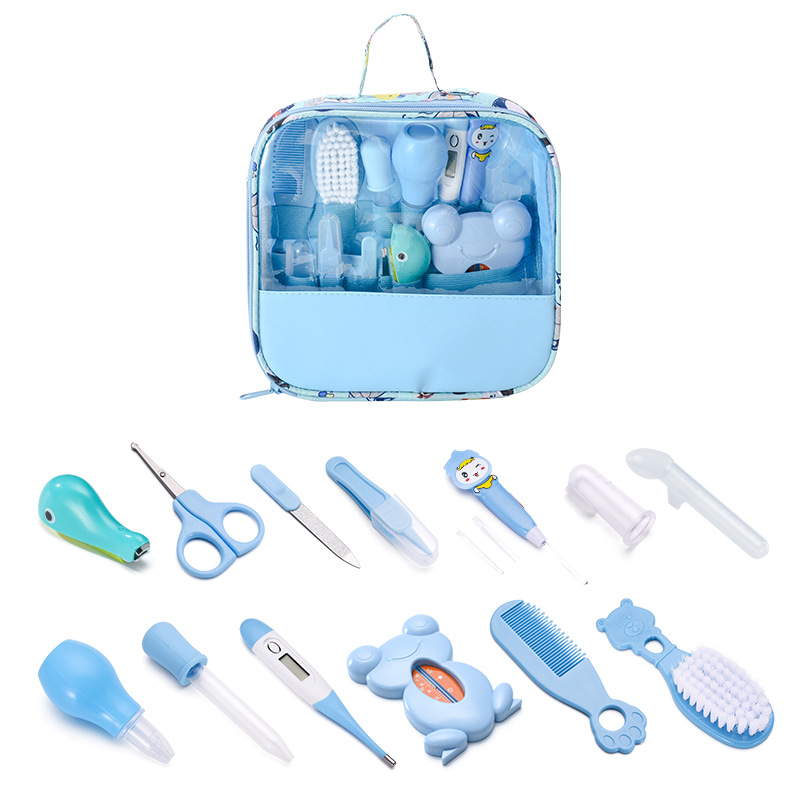 Wholesale Baby care kit infant grooming healthcare kit 13pcs New born gift set supplier manufacturer
